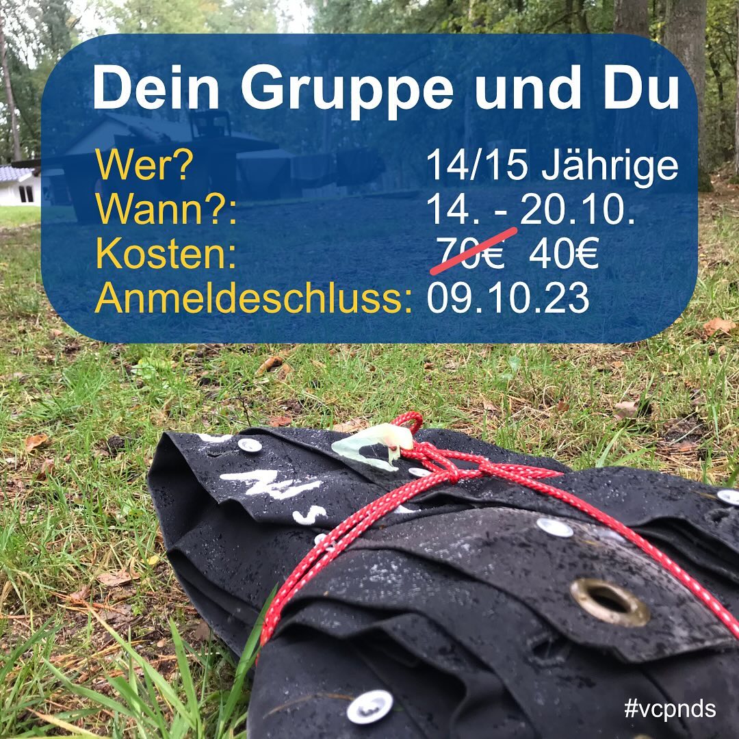 Im Mittelpunkt stehst DU und deine Gruppe! Wir möchten dich mit den Themen auf die
kleinen und größeren Herausforderungen des pfadfinderischen Lebens
vorbereiten und eine tolle Zeit gemeinsam verbringen. 🥾 

Hast du Lust:
➡️ Pfadis aus ganz Niedersachsen zu treffen?
➡️ eine Nacht alleine in einer Gruppe zu hajken?
➡️ mehr über deine Gruppe und dich zu erfahren?
➡️ tolle Aktionen, Spiele und Abenteuer zu erleben?

Dann meld dich jetzt an! (Link in Bio)

#vcpnds #pfadfinden #schulung #dgd #deinegruppeunddu /mjl