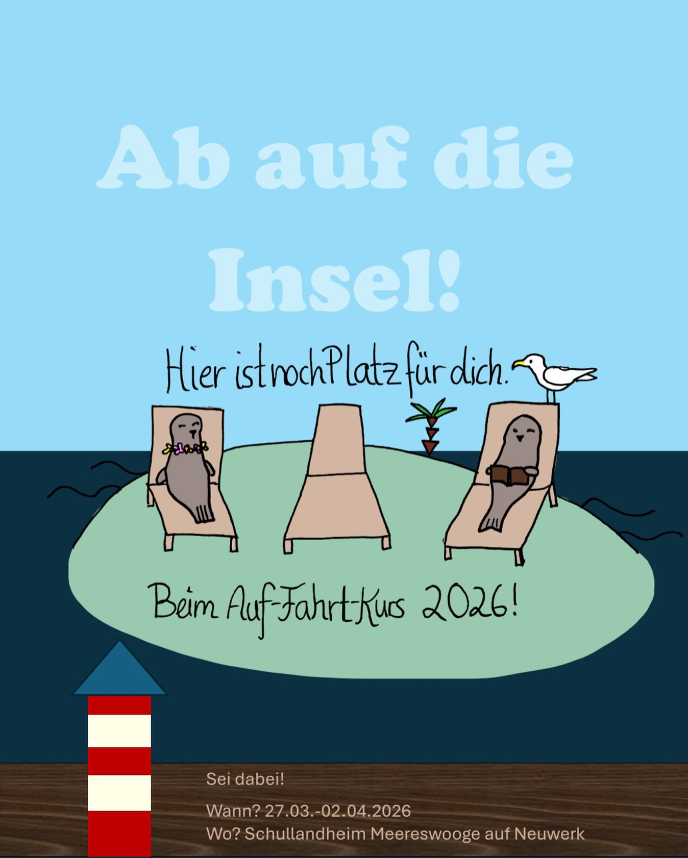 Das Team des Auf-Fahrt-Kurses freut sich auf Euch! 
Die Anmeldung findet ihr wie gewohnt auf der Webseite

/jk