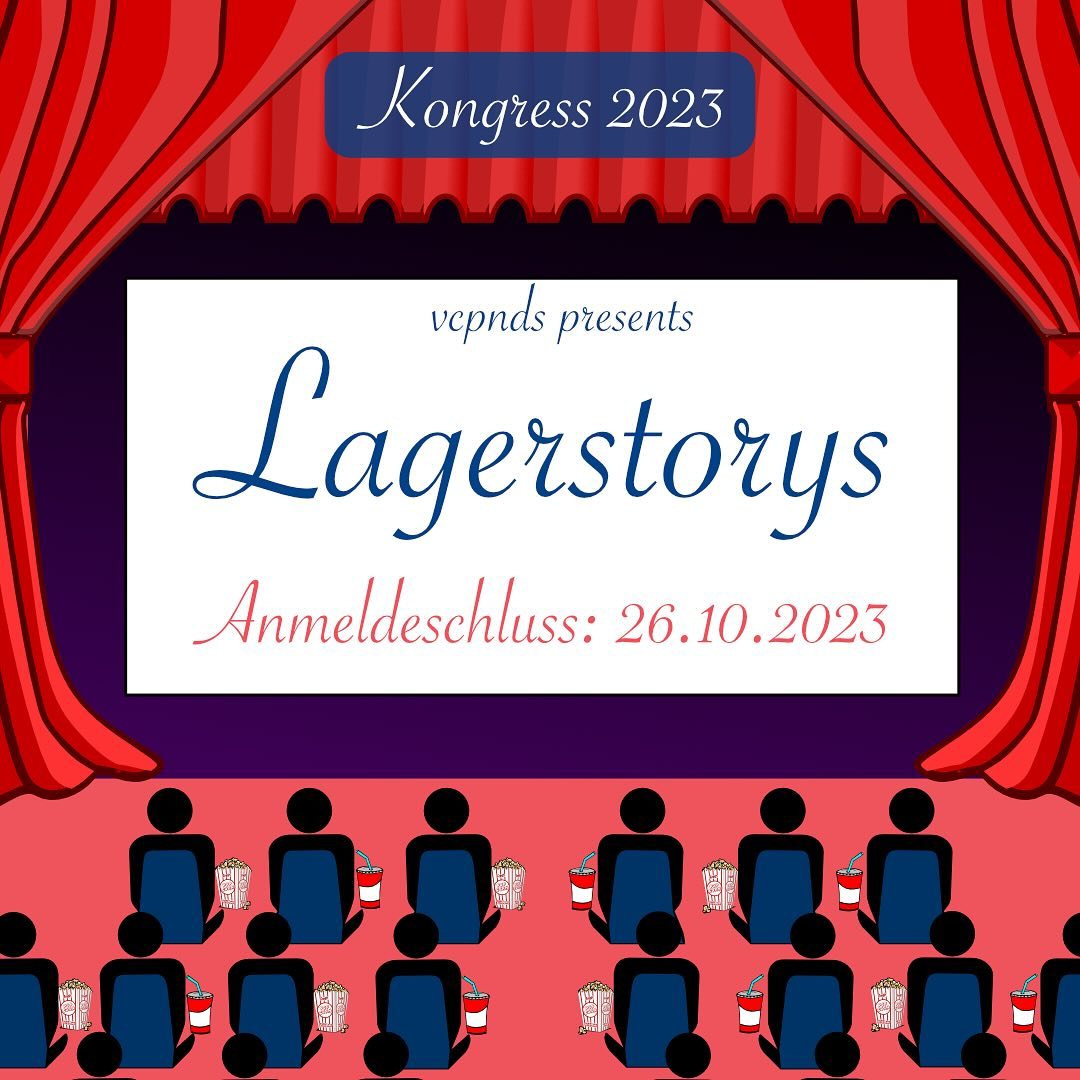 Vorhang auf! Die Teilnehmenden haben zusammen entschieden und fleißig am Menü für den Kongress 2023 gewerkelt. Nun ist alles fertig abgestimmt und abgeschmeckt. Wir dürfen präsentieren: 
🥁🥁🥁 
Der diesjährige Kongress steht unter dem Motto Lagerstorys 🎭
Gemeinsam mit euch tauchen wir ein in die Welt der Geschichten und Phantasien. Was macht eine gute Spieleidee aus? Wie kann ich die gut rüberbringen? Wie plane ich so ein Lager? Wie gestalte ich das Essen passend? Dieses und vieles weitere erfährst du beim Kongress. Meld dich jetzt noch schnell an!

📆 17-19.11.2023
🫵 für alle ab 16 Jahren
📍 Holle
💶 40€ für rdp-Mitglieder (sonst 60€)
Anmeldeschluss: 26.10.2023

➡️ Alle Infos und die Anmeldung findest du im Link in der Bio.

#vcpnds #pfadfinden #kongress #lagerstories #spielegeschichte /mjl