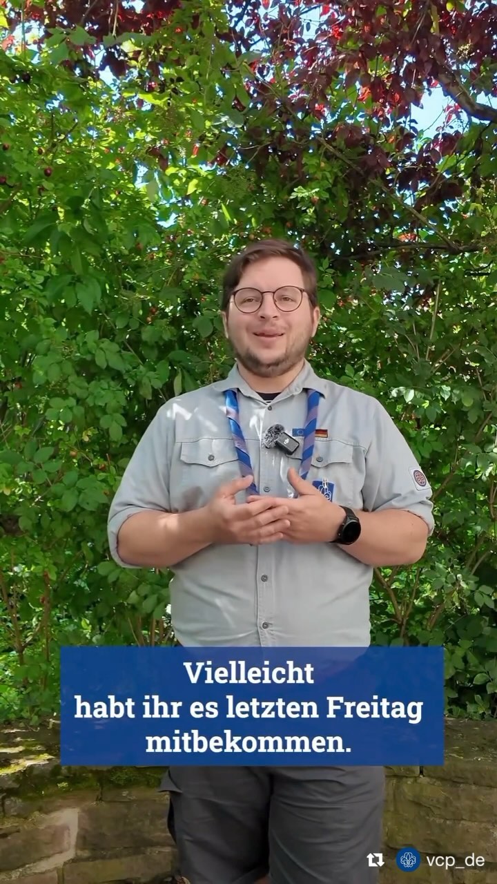 Unsere Bundesregierung hat sich auf den Haushalt für 2025 geeinigt. Sie hat explizit benannt, dass der gesellschaftliche Zusammenhalt gesichert werden soll. Warum ist diese Nachricht für uns wichtig?

(Repost vom @vcp_de)

#vcpnds #vcp #pfadfinden #kinderundjugendplan #kjp /mg