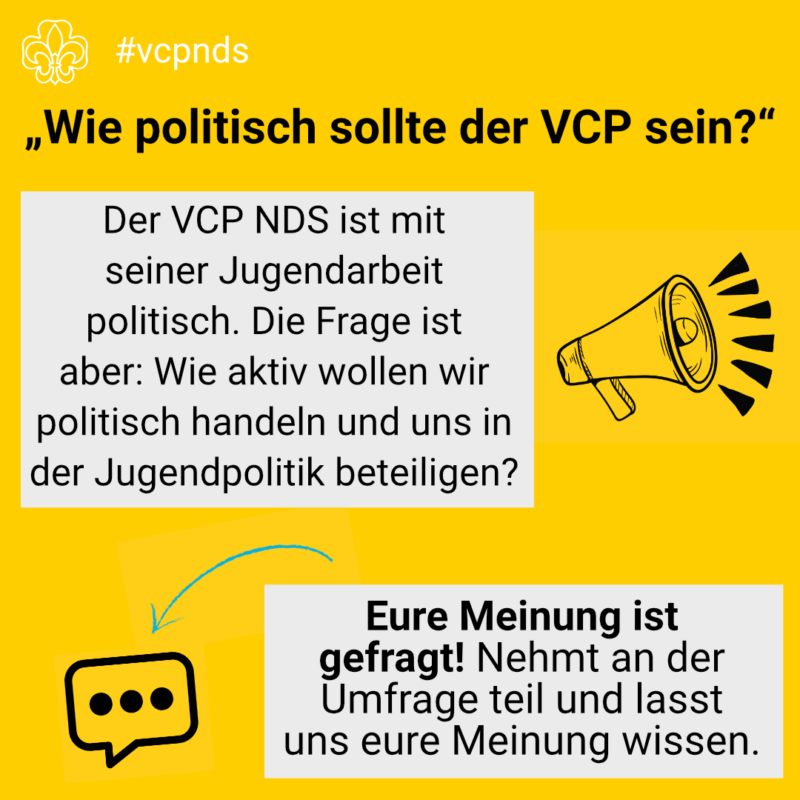 Wie politisch sollte der VCP sein? – Umfrage der AG Politix